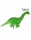 6 sztuk duża 4D chodzenia dinozaurów z balonów foliowych chłopcy balony ze zwierzętami dzieci dinozaur dekoracja urodzinowa balo