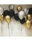 18 sztuk 10/12 calowy biały i złoty balon metaliczny opłatek imprezowe balony dekoracje akcesoria na wesele, urodziny, imprezę