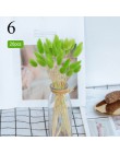 20 sztuk/partia suszone naturalne kwiaty prawdziwy królik ogon trawa sztuczny bukiet kwiatów różowy romantyczny ślub kwiaty deko