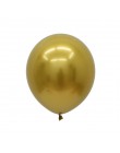 18 sztuk 10/12 calowy biały i złoty balon metaliczny opłatek imprezowe balony dekoracje akcesoria na wesele, urodziny, imprezę