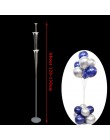 Plastikowy balon podpórka na kij pręty balony z białe kubki zaopatrzenie firm balony stojak ślub akcesoria do dekoracji strony