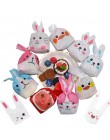 25 sztuk/partia kreskówkowy uroczy królik długie ucho ślub urodziny Favor cukierki torby na prezenty Bunny Cookie Snack torebka 