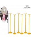 Plastikowy balon podpórka na kij pręty balony z białe kubki zaopatrzenie firm balony stojak ślub akcesoria do dekoracji strony