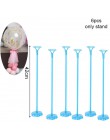 Plastikowy balon podpórka na kij pręty balony z białe kubki zaopatrzenie firm balony stojak ślub akcesoria do dekoracji strony