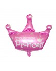 Balon z nadrukiem Happy Birthday air Letters Alphabe różowe złoto z balonów foliowych zabawki dla dzieci wesele urodziny balon h