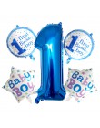 Balon z nadrukiem Happy Birthday air Letters Alphabe różowe złoto z balonów foliowych zabawki dla dzieci wesele urodziny balon h