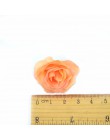 10 sztuk 2.5cm Mini jedwab sztuczne kwiaty róży tkaniny na wesele strona główna dekoracja pokoju DIY akcesoria do sukni sztuczne