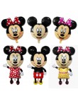 1 sztuk duże rozmiary Mickey Minnie Mouse z balonów foliowych Cartoon dekoracje na imprezę urodzinową dzieci Baby shower balon n