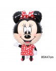 1 sztuk duże rozmiary Mickey Minnie Mouse z balonów foliowych Cartoon dekoracje na imprezę urodzinową dzieci Baby shower balon n