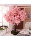 yumai 105cm Fałszywy kwiat wiśni 3 widelec gałąź Sakura Sztuczny kwiat Jedwab Tło weselne Dekoracje ścienne Kwiaty