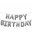 Balon z nadrukiem Happy Birthday air Letters Alphabe różowe złoto z balonów foliowych zabawki dla dzieci wesele urodziny balon h