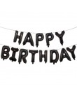 Balon z nadrukiem Happy Birthday air Letters Alphabe różowe złoto z balonów foliowych zabawki dla dzieci wesele urodziny balon h