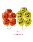 Cyuan dżungla dekoracja urodzinowa zielone balony cyfry balon ze zwierzęciem impreza w stylu Safari papierowy kubek i talerz Ban