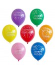 Balon z nadrukiem Happy Birthday air Letters Alphabe różowe złoto z balonów foliowych zabawki dla dzieci wesele urodziny balon h