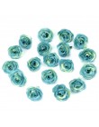 10 sztuk 2.5cm Mini jedwab sztuczne kwiaty róży tkaniny na wesele strona główna dekoracja pokoju DIY akcesoria do sukni sztuczne