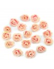 10 sztuk 2.5cm Mini jedwab sztuczne kwiaty róży tkaniny na wesele strona główna dekoracja pokoju DIY akcesoria do sukni sztuczne