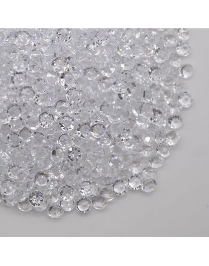 1000 sztuk 4.5mm kryształy akrylowe konfetti stół weselny rozprasza dekoracje Centerpiece Event Party Supplies