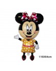 1 sztuk duże rozmiary Mickey Minnie Mouse z balonów foliowych Cartoon dekoracje na imprezę urodzinową dzieci Baby shower balon n