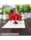 3D karty kirigami kwiaty kartka urodzinowa prezenty na rocznicę pocztówka jednorożec klon drzewo wiśni zaproszenia ślubne kartki