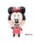 1 sztuk duże rozmiary Mickey Minnie Mouse z balonów foliowych Cartoon dekoracje na imprezę urodzinową dzieci Baby shower balon n