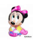 1 sztuk duże rozmiary Mickey Minnie Mouse z balonów foliowych Cartoon dekoracje na imprezę urodzinową dzieci Baby shower balon n