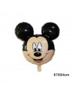 1 sztuk duże rozmiary Mickey Minnie Mouse z balonów foliowych Cartoon dekoracje na imprezę urodzinową dzieci Baby shower balon n