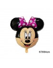 1 sztuk duże rozmiary Mickey Minnie Mouse z balonów foliowych Cartoon dekoracje na imprezę urodzinową dzieci Baby shower balon n
