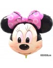 1 sztuk duże rozmiary Mickey Minnie Mouse z balonów foliowych Cartoon dekoracje na imprezę urodzinową dzieci Baby shower balon n
