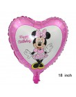 1 sztuk duże rozmiary Mickey Minnie Mouse z balonów foliowych Cartoon dekoracje na imprezę urodzinową dzieci Baby shower balon n