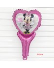 1 sztuk duże rozmiary Mickey Minnie Mouse z balonów foliowych Cartoon dekoracje na imprezę urodzinową dzieci Baby shower balon n