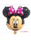 1 sztuk duże rozmiary Mickey Minnie Mouse z balonów foliowych Cartoon dekoracje na imprezę urodzinową dzieci Baby shower balon n