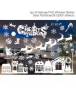 2019 Christmas Garland Window naklejka ścienna dekoracje na boże narodzenie dla domu Cristmas Decor święty mikołaj szczęśliwego 