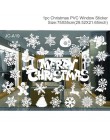 2019 Christmas Garland Window naklejka ścienna dekoracje na boże narodzenie dla domu Cristmas Decor święty mikołaj szczęśliwego 