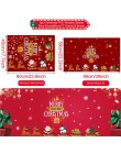 2019 Christmas Garland Window naklejka ścienna dekoracje na boże narodzenie dla domu Cristmas Decor święty mikołaj szczęśliwego 