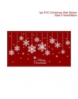 2019 Christmas Garland Window naklejka ścienna dekoracje na boże narodzenie dla domu Cristmas Decor święty mikołaj szczęśliwego 