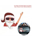 2019 Christmas Garland Window naklejka ścienna dekoracje na boże narodzenie dla domu Cristmas Decor święty mikołaj szczęśliwego 