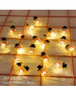 2019 Christmas Garland Window naklejka ścienna dekoracje na boże narodzenie dla domu Cristmas Decor święty mikołaj szczęśliwego 