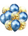 LAPHIL 10 sztuk Multi balony konfetti dekoracje na przyjęcia urodzinowe dla dzieci niebieski różowy chłopiec dziewczyna przybory
