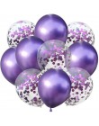 LAPHIL 10 sztuk Multi balony konfetti dekoracje na przyjęcia urodzinowe dla dzieci niebieski różowy chłopiec dziewczyna przybory