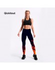 Legginsy qickitout rosyjski styl ogień płomień drukowane legginsy Punk kobiety Legging elastyczne spodnie dorywczo spodnie damsk