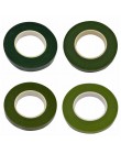 30 stoczni 12MM kwiatowy tasiemka do łodyg stanik dziurki sztuczne pączki kwiatowe Wrap kwiaciarnia zielone taśmy nylonowe mater