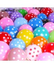10 sztuk 12 cali lateksowe kropki imprezowe balony ślub urodziny poślubić dekoracji hurtowych nadmuchiwane piłki Globos dostaw