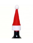 10 sztuk nowy rok 2020 ozdoby świąteczne Noel nóż do naczyń widelec Christmas Hat Bag Noel dekoracje do domu Natal 2019 Decor