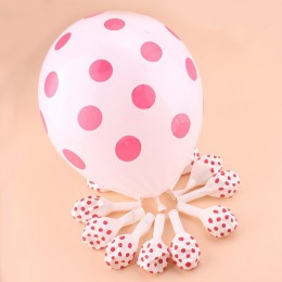 10 sztuk 12 cali lateksowe kropki imprezowe balony ślub urodziny poślubić dekoracji hurtowych nadmuchiwane piłki Globos dostaw