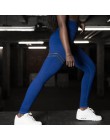 NORMOV Activewear wysokiej talii Fitness legginsy damskie spodnie modna, patchworka legginsy treningowe Stretch wąska sportowa o