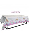 50 sztuk DIY Wedding Birthday Party słodki celofan wyczyść cukierki stożek torby do przechowywania impreza jednorożec Decor deko