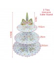 50 sztuk DIY Wedding Birthday Party słodki celofan wyczyść cukierki stożek torby do przechowywania impreza jednorożec Decor deko