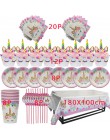 50 sztuk DIY Wedding Birthday Party słodki celofan wyczyść cukierki stożek torby do przechowywania impreza jednorożec Decor deko