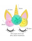 50 sztuk DIY Wedding Birthday Party słodki celofan wyczyść cukierki stożek torby do przechowywania impreza jednorożec Decor deko