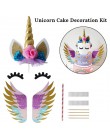 50 sztuk DIY Wedding Birthday Party słodki celofan wyczyść cukierki stożek torby do przechowywania impreza jednorożec Decor deko